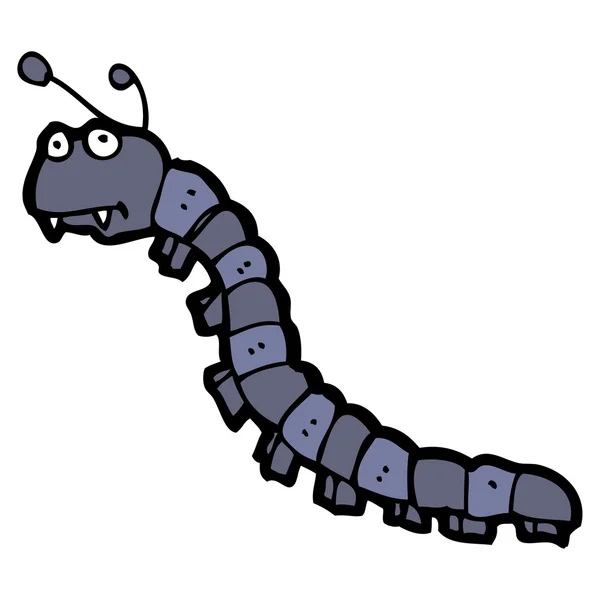 Cartoon kruipende bug — Stockvector