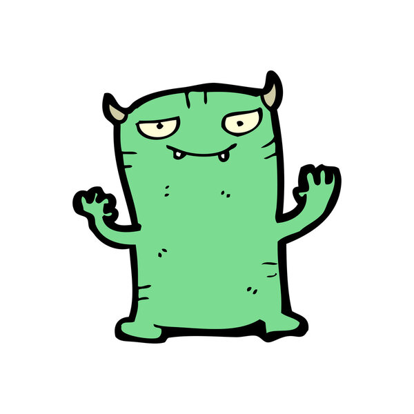 Little monster cartoon