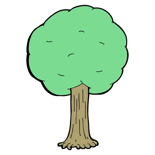 Dibujos animados árbol — Vector de stock