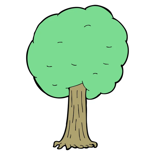 Dibujos animados árbol — Vector de stock