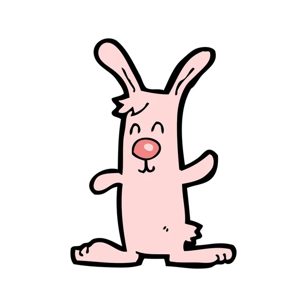 Mignon lapin dessin animé — Image vectorielle