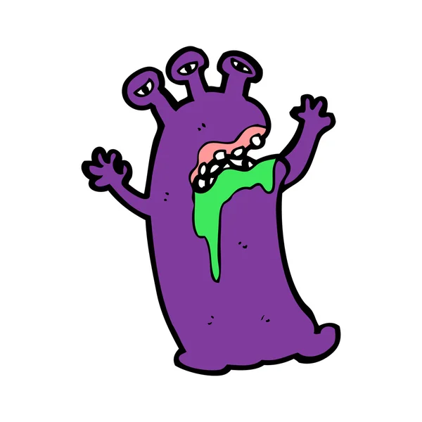 Dibujos animados halloween monstruo — Vector de stock