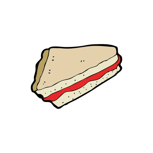 Jam sanduíche desenhos animados — Vetor de Stock