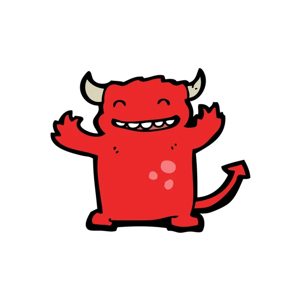 Счастливый маленький дьявол — стоковый вектор