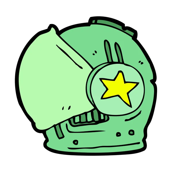 Casco de astronauta — Vector de stock