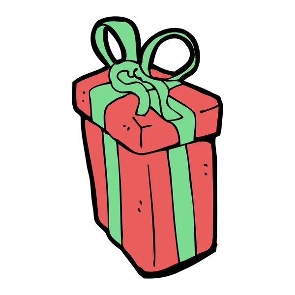 Noel hediyesi cartoon — Stok Vektör