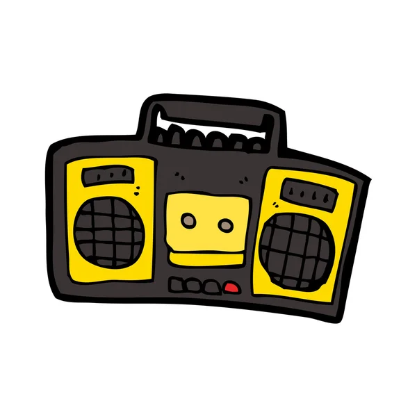 Radio de dibujos animados — Vector de stock