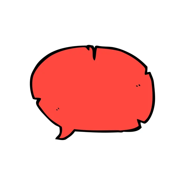 Discours bulle dessin animé — Image vectorielle