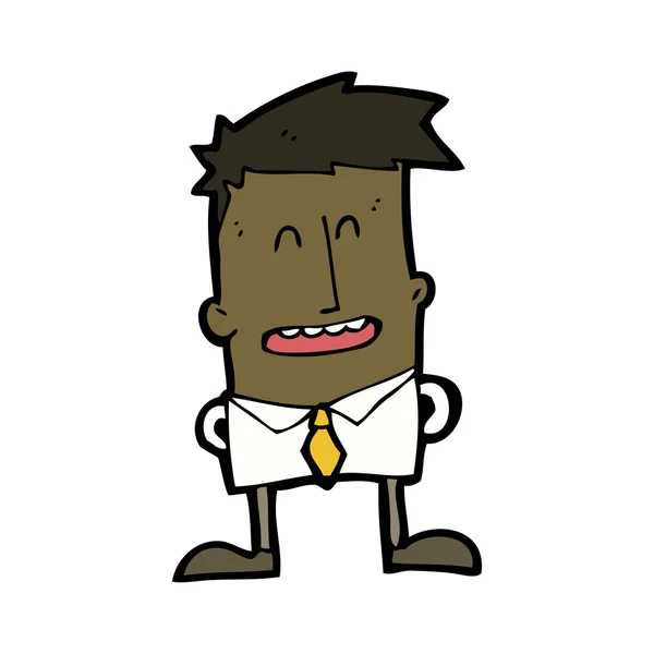 Cartoon office man talar — Stock vektor