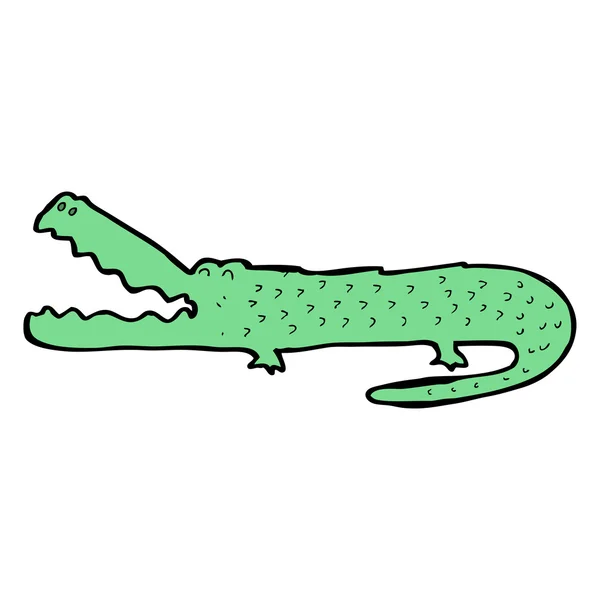 Crocodile cartoon — Stock Vector