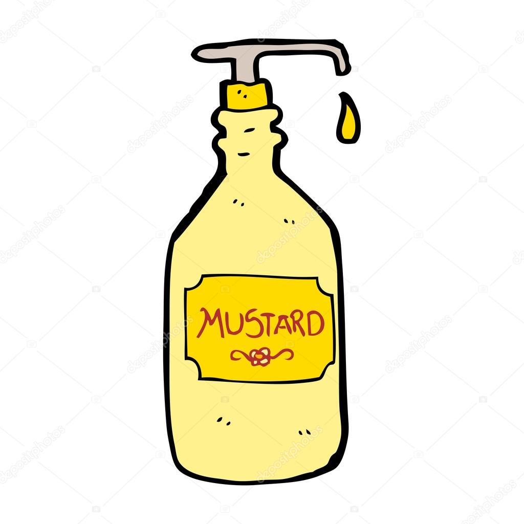 Cartoon mustard bottle Stock Illustration by ©lineartestpilot 13569412