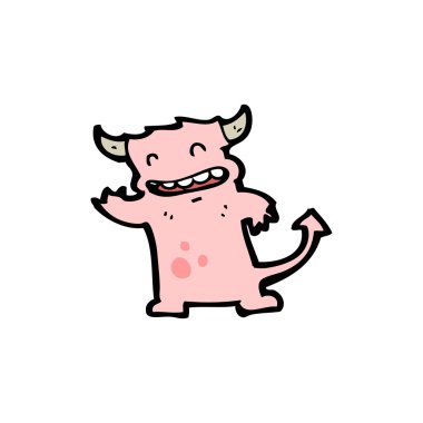 mutlu küçük şeytan cartoon