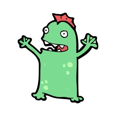 mutlu bataklık canavarı çizgi film