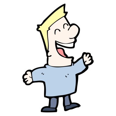 gülen adam çizgi film