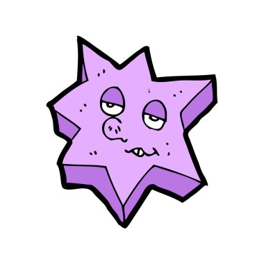 kitsch yıldız çizgi film karakteri