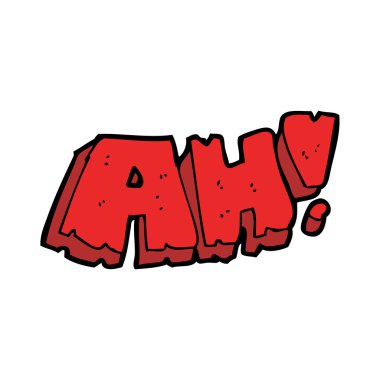 Ah! karikatür shout