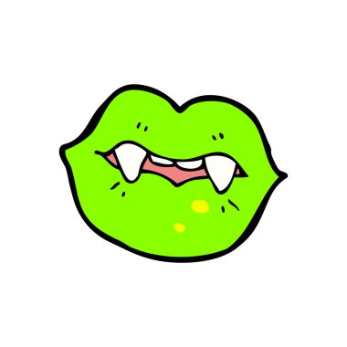 seksi yeşil ruju karikatür