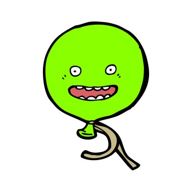 Yeşil balon çizgi film