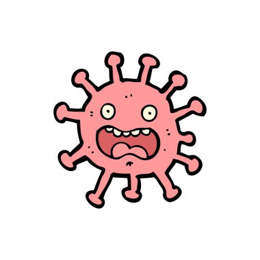 mikroskopik hücre karikatür