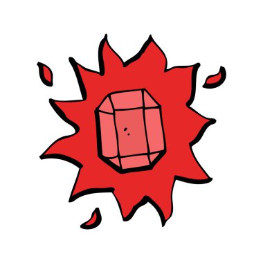 karikatür parlayan yakut