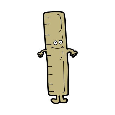karikatür Okulu cetvel karakter