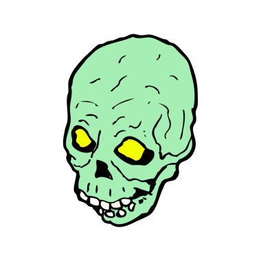 çizgi film korkunç Kurukafa