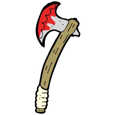 karikatür kanlı balta