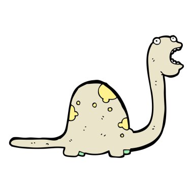 yüksek sesle dinozor karikatür