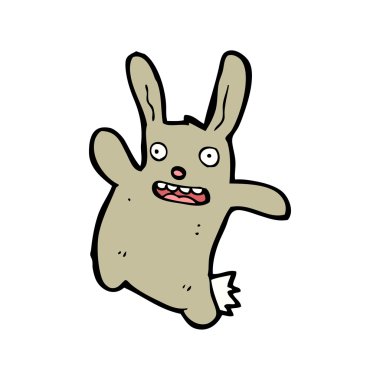 tavşan sallayarak karikatür