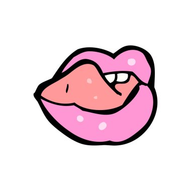 vampir dudakları karikatür