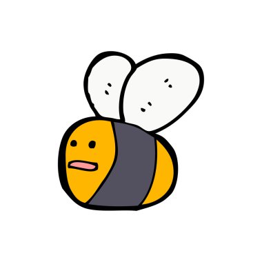 karikatür bumble bee