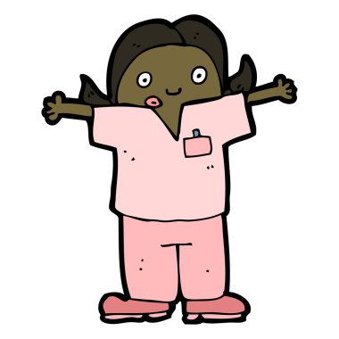 çizgi film hemşire