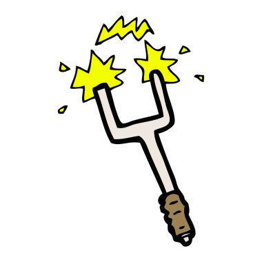 karikatür elektrik sivri uç