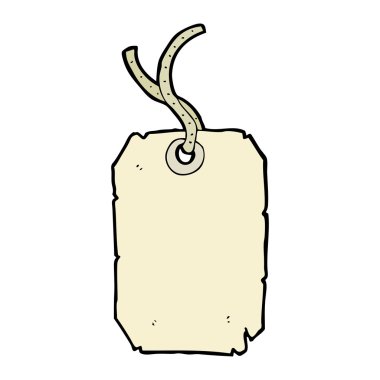 karikatür Bagaj etiketi