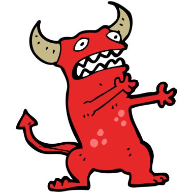 sırıtan canavarı çizgi film