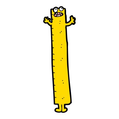 karikatür Okulu cetvel karakter