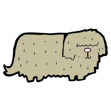 Tatlı köpek çizgi filmi.