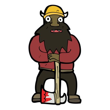 Viking man çizgi film