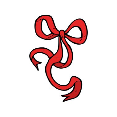 Dekoratif yay karikatür