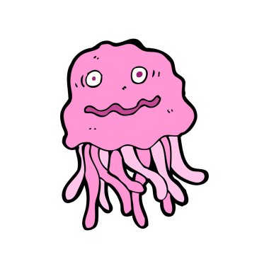 pembe çizgi film denizanası