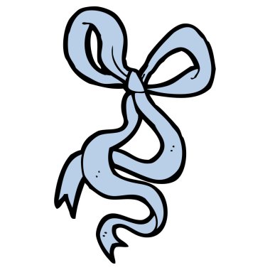 Dekoratif çizgi film yay