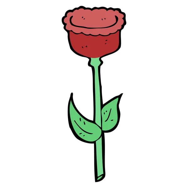 Мультяшная роза — стоковый вектор