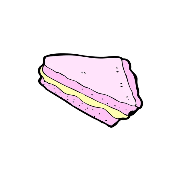 Cartoon-Sandwich — Stockvektor