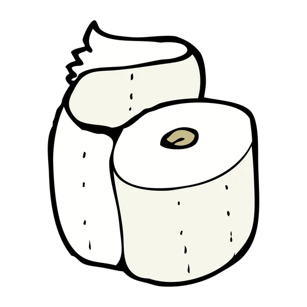 Cartoon toilet roll — Stock Vector