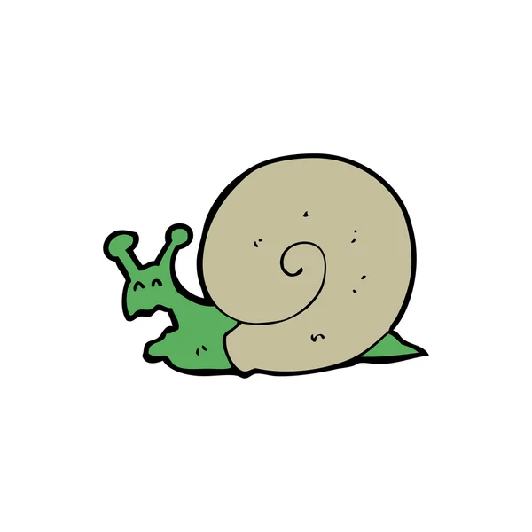 Caracol de dibujos animados — Vector de stock