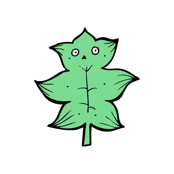 Leaf cartoon — Stock Vector