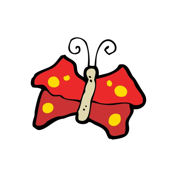 Caricatura de mariposa — Vector de stock