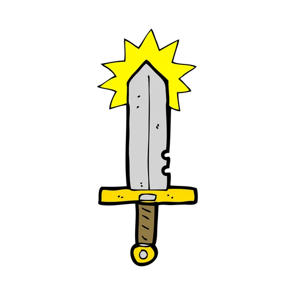 Cartoon sword — Stock Vector