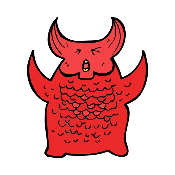 地獄のような獣漫画 — ストックベクタ