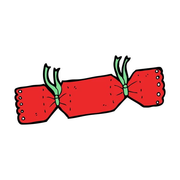 Natale cracker cartone animato — Vettoriale Stock